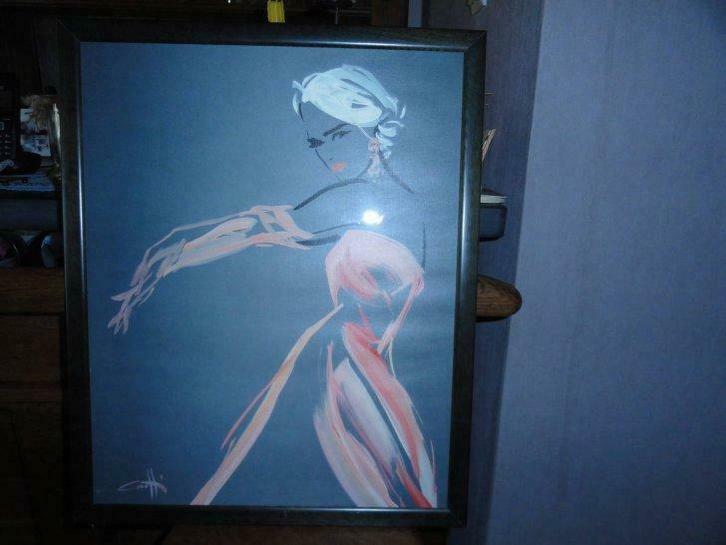 Tableau au pastel, Maison & Meubles, Accessoires pour la Maison | Décorations murale, Utilisé, Enlèvement