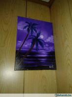 Schilderij palmbomen, Antiek en Kunst