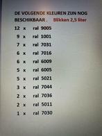 KWALITEIT VERF VOOR TUINHUIZEN E.D  NU VOOR DE MEENEEM PRIJS, Nieuw, Verf, Verzenden, Minder dan 5 liter