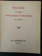 Recueil de l'office généalogique et héraldique Tome VI, Verzenden