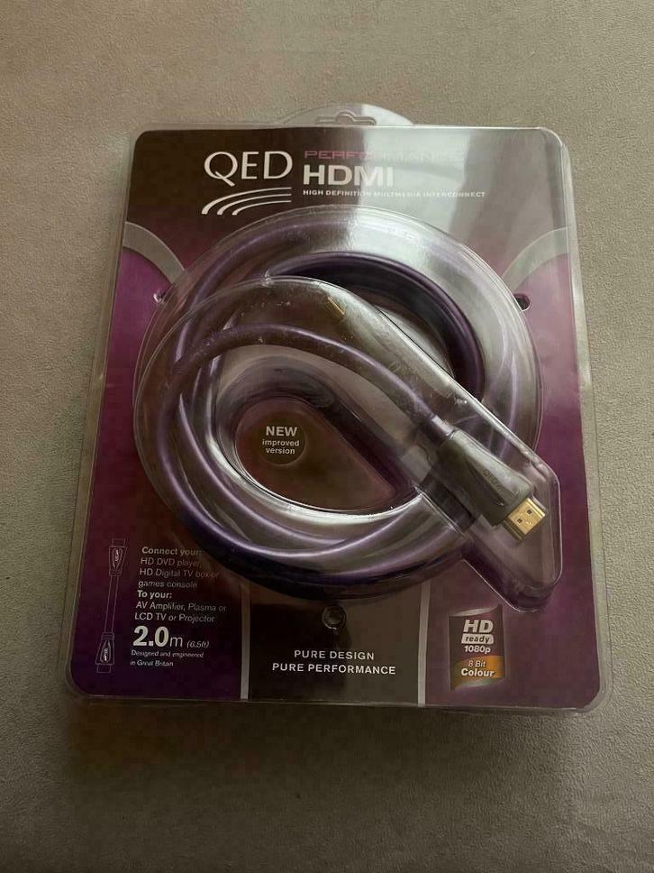 QED PERFORMANCE HDMI 2m, Audio, Tv en Foto, Audiokabels en Televisiekabels, Zo goed als nieuw, HDMI-kabel, 2 tot 5 meter, Ophalen of Verzenden