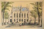 ets - Stadhuis van Brugge, Antiek en Kunst, Kunst | Etsen en Gravures, Ophalen of Verzenden
