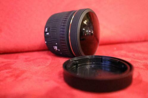 canon , sigma fisheye 8mm f4 EX, Audio, Tv en Foto, Foto | Lenzen en Objectieven, Zo goed als nieuw, Groothoek Fisheye-lens, Ophalen