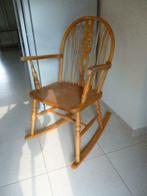 Zetel fauteuil schommelstoel fijn hout engelse stijl stoel, Antiek en Kunst, Antiek | Meubels | Stoelen en Sofa's, Ophalen