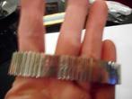 magnetische armband, Staal, Ophalen of Verzenden, Zo goed als nieuw, Zilver
