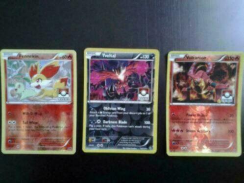 Cartes Pokemon league anglais Yveltal Fennekin ET Volcanion, Hobby en Vrije tijd, Verzamelkaartspellen | Pokémon, Zo goed als nieuw