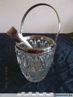 Seau à Glaçons (de Table) 1970, en Cristal., Ophalen of Verzenden, Gebruikt, Kristal, Verzilverd