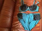 Gloednieuwe 90C bh en XL slipje!, Kleding | Dames, Ophalen of Verzenden, Blauw, BH