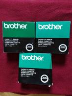 3 BROTHER 9090 zwarte linten, Nieuw, Printertape, Brother, Ophalen