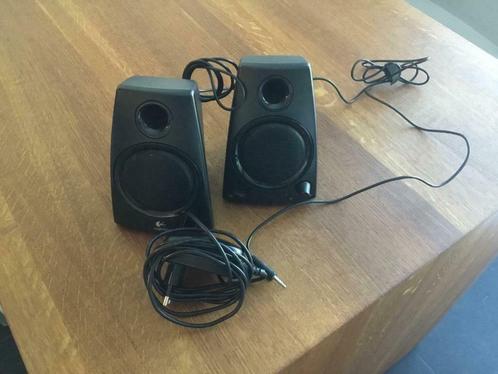 Logitec Z130 Luidsprekers, Audio, Tv en Foto, Luidsprekerboxen, Zo goed als nieuw, Front, Rear of Stereo speakers, Minder dan 60 watt