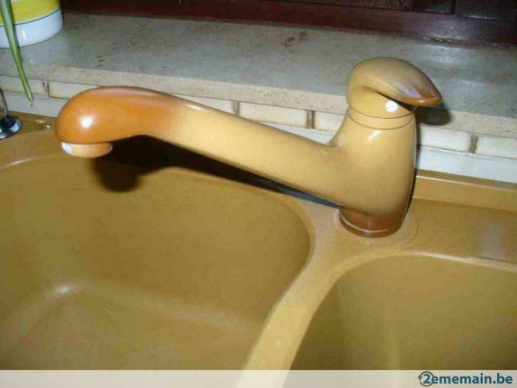 robinet mitigeur cuisine terre de France, Doe-het-zelf en Bouw, Sanitair, Gebruikt, Kraan, Ophalen of Verzenden