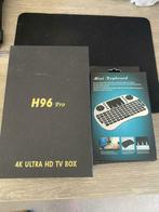 Streambox pro multiplayer 4K ultra HD tv box, Comme neuf, Enlèvement