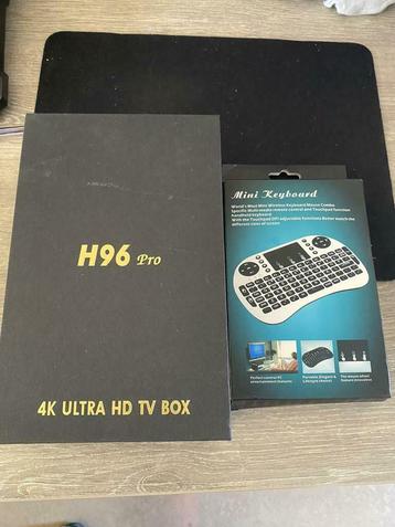 Streambox pro multiplayer 4K ultra HD tv box, Enlèvement, Comme neuf