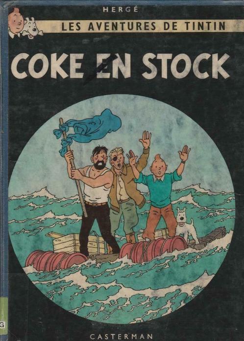 Tintin-Kuifje- Coke en stock, Livres, BD, Utilisé, Une BD, Enlèvement ou Envoi