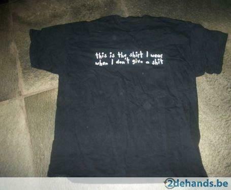 [3289]t-shirt van de popmarchandising large xl unisex, Kleding | Dames, T-shirts, Gedragen, Maat 46/48 (XL) of groter, Zwart, Korte mouw