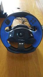 Logitech Driving/Force RacingWheel E-UC2: ZwartBlauw  15euro, Games en Spelcomputers, Ophalen, Zo goed als nieuw, Stuur of Pedalen
