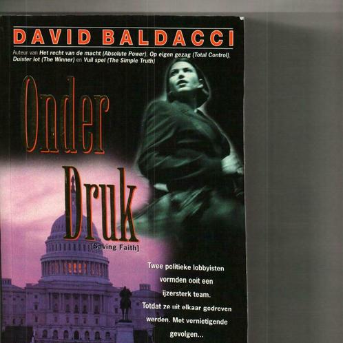 Onder druk David baldacci/jul20, Boeken, Thrillers, Zo goed als nieuw, Ophalen of Verzenden
