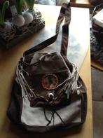 Sac Boho style en nubuck bicolore brun, Bijoux, Sacs & Beauté, Brun, Neuf