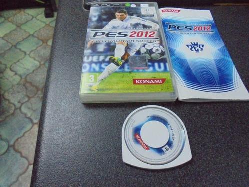 PSP Pes 2012 (pro evolution soccer) (orig-compleet), Consoles de jeu & Jeux vidéo, Jeux | Sony PlayStation Portable, Utilisé, Sport