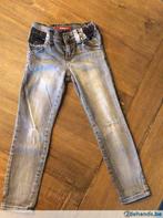 Stoere jeans Miss Sixty kleur grijs.  Maat 116, Meisje, Gebruikt, Ophalen of Verzenden, Broek