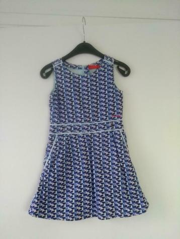Kleedje retro patroon - JBC - maat 116, Kinderen en Baby's, Ophalen of Verzenden, Gebruikt, Meisje, Jurk of Rok
