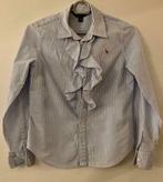 Polo Ralph Lauren "meisjes blouse" blauw/wit design - 12 jaa