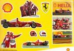 Ferrari-Shell stickervel met 11 stickers, Autres types, Envoi, Neuf