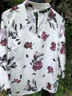 Gebloemde bloes met losse driekwart mouwen, Ophalen of Verzenden, Maat 38/40 (M)