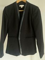 Zwarte gecentreerde open blazer, Kleding | Dames, Maat 38/40 (M), H&M, Verzenden, Zwart