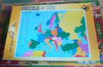 Puzzle Europe politique 100 pièces., Hobby & Loisirs créatifs, Comme neuf, Puzzle, Enlèvement ou Envoi, Moins de 500 pièces