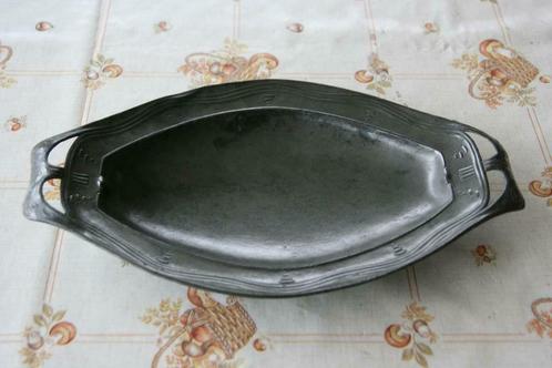 oude tinnen schotel 1810, Antiek en Kunst, Antiek | Tin, Ophalen of Verzenden