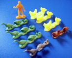 Lot de 9 figurines miniatures de la basse-cours unicolores, Utilisé, Enlèvement ou Envoi