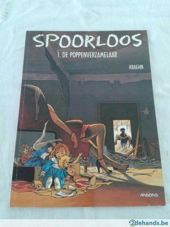 Spoorloos  1 SC - de poppenverzamelaar, Boeken, Stripverhalen, Gelezen, Ophalen of Verzenden