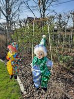 Decoratie, clowns  op schommel, Ophalen of Verzenden