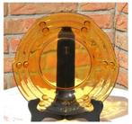 §plat a tarte art déco verre décor bulle, Enlèvement ou Envoi