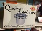 Pasta Pot / Steamer van Quality Cookware NIEUW, Huis en Inrichting, Keuken | Potten en Pannen, Nieuw, Overige materialen, Keramische plaat