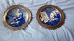 2 wandborden, Delfts blauw, made in Holland, Antiek en Kunst, Curiosa en Brocante, Ophalen of Verzenden