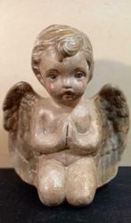 ANGELOT KNIELEND IN GESCHILDERD TERRACOTTA, Antiek en Kunst, Antiek | Religieuze voorwerpen, Ophalen of Verzenden