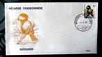 FIRST DAY COVER- VOGELS VAN BUZIN- DE KOOLMEES, Ophalen of Verzenden, Gestempeld, Dier of Natuur