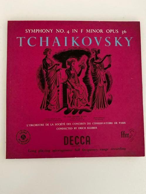 LP  Tchaikovsky Conservatoire De Paris E Kleiber 1950, Cd's en Dvd's, Vinyl | Klassiek, Zo goed als nieuw, Romantiek, Orkest of Ballet