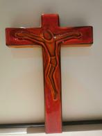 Vintage geglazuurde keramiek kruis Bayer, Antiek en Kunst, Antiek | Keramiek en Aardewerk, Ophalen of Verzenden