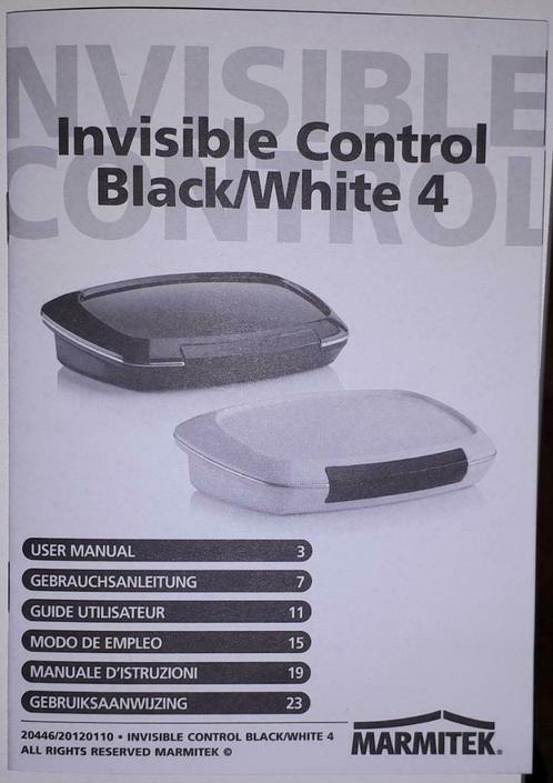 Invisible control black 4, TV, Hi-fi & Vidéo, Télécommandes, Comme neuf, Originale, TV, Enlèvement ou Envoi