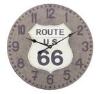 Horloge murale 60 cm Route 66 -- PROMO--, Maison & Meubles, Enlèvement, Horloge murale