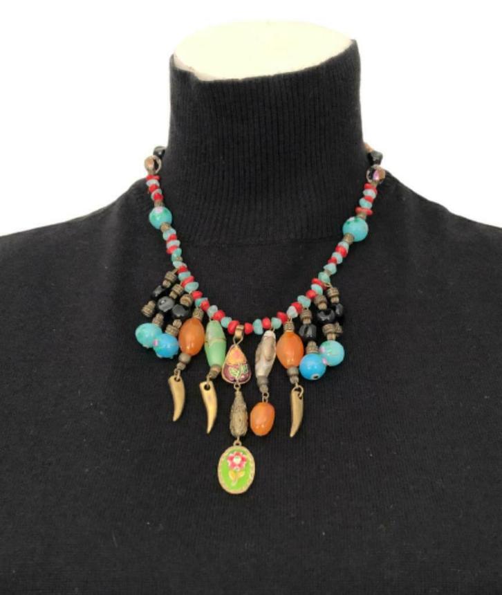 Twice as Nice ketting - NIeuw, Handtassen en Accessoires, Kettingen, Nieuw, Overige materialen, Overige kleuren, Verstelbaar, Verzenden