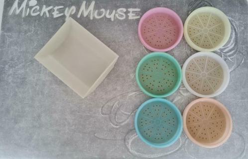Vintage Tupperware onderzetter set, Huis en Inrichting, Woonaccessoires | Onderzetters, Gebruikt, Ophalen of Verzenden