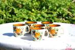 § 6 tasses a café boch decor corfou, Antiek en Kunst, Ophalen of Verzenden
