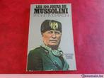 Livre: Les 100 Jours de Mussolini: "Simonetta Tombaccini"., Boeken, Oorlog en Militair, Gelezen, Ophalen of Verzenden