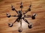 vintage koper kroonluchters, Huis en Inrichting, Ophalen, Gebruikt, Glas, Vintage