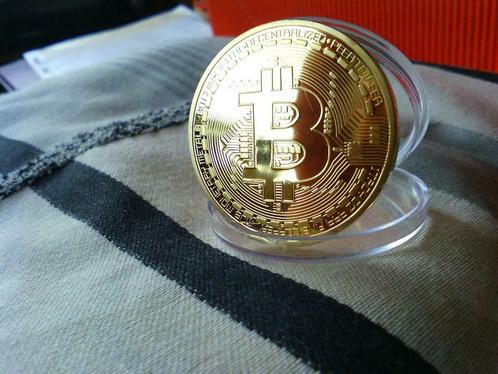 Bitcoin Special Gold Plated Collector's Edition, Timbres & Monnaies, Monnaies | Europe | Monnaies non-euro, Monnaie en vrac, Enlèvement ou Envoi