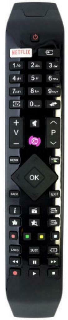 Télécommande Hitachi SMART TV NETFLIX, Enlèvement ou Envoi, Neuf, Originale, TV